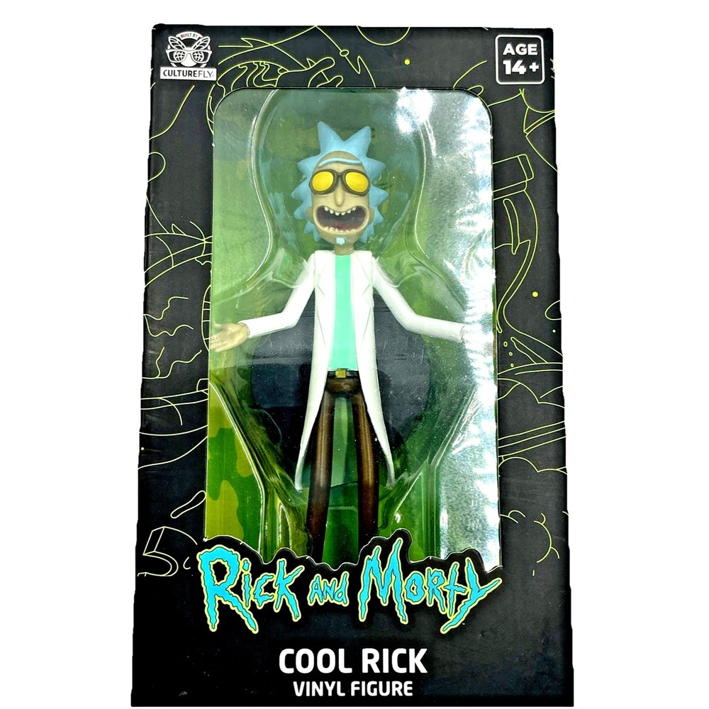 Rick and Morty Cool Rick Vinyl Figure CultureFly Collectible 5 Inch New